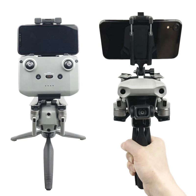Drone Control Stick - ผู้ถือมือถือ Selfie Stick ขาตั้งกล้องคลิปโทรศัพท์มือถือรีโมทคอนโทรล Mounts ยิงสําหรับ
