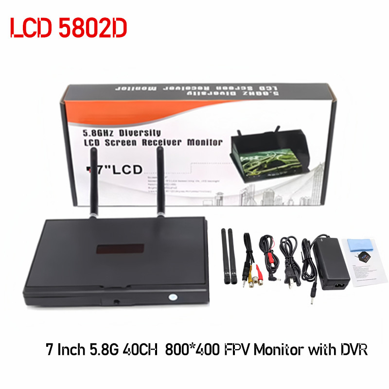 Drone Controller Screen - 5.8G FPV DVR LS5802D จอ LCD