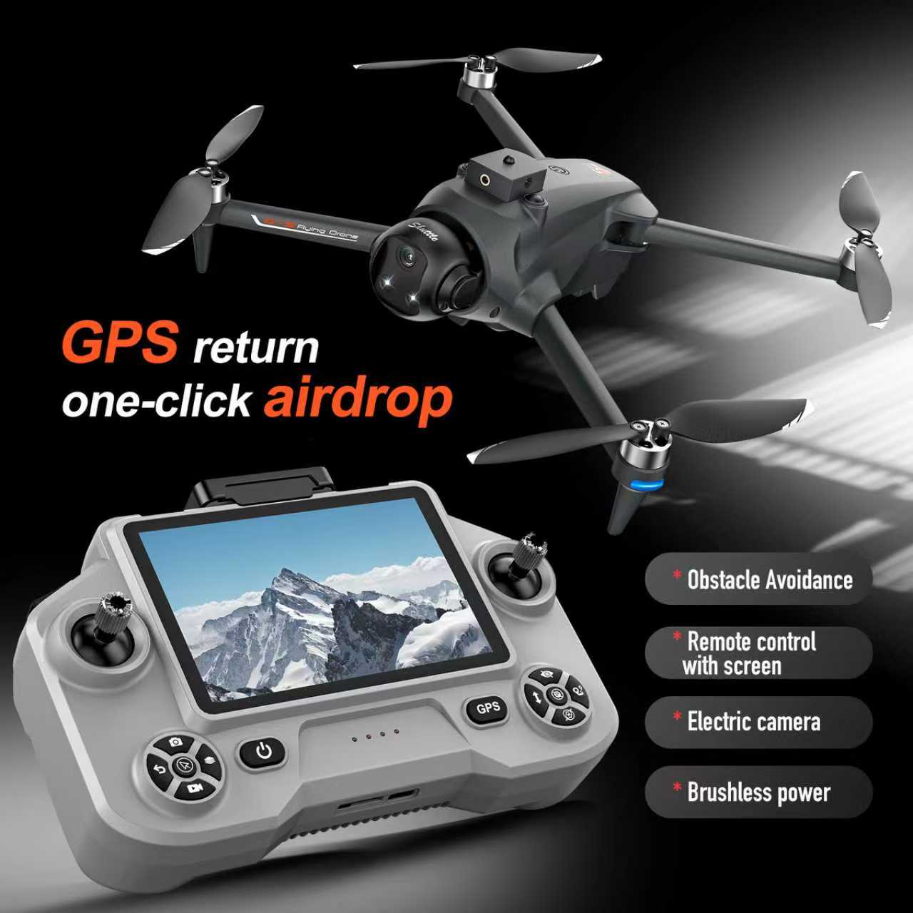 Jjrc Drone X12 - โดรน YL059 FPV GPS Quadcopter 8K