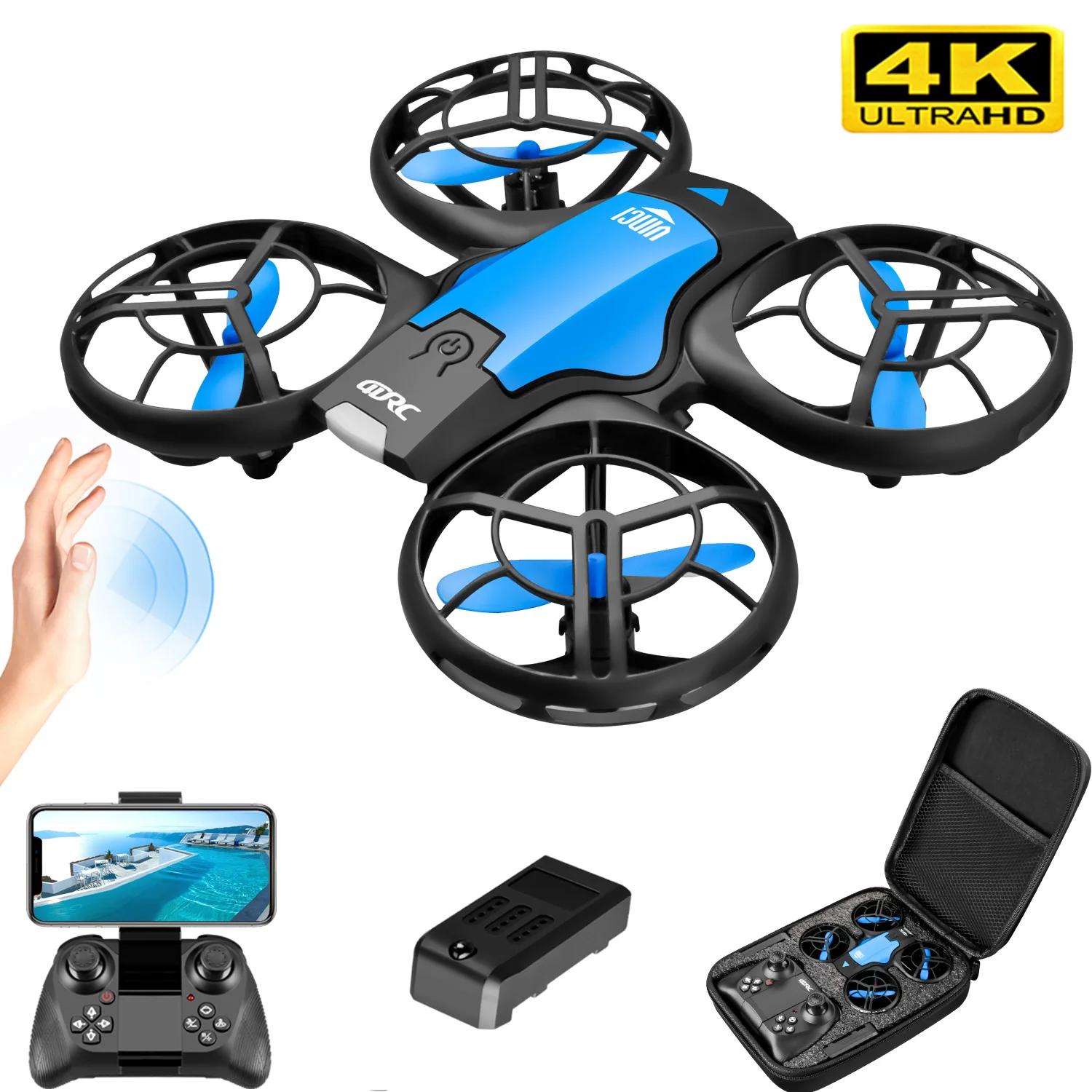 โดรน V8 รุ่นใหม่ขนาดเล็ก 4K ระ - Drone Controller Screen บทวิจารณ์และราคา