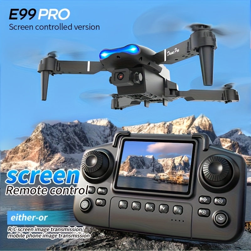 โดรนพับได้รุ่นอัปเกรด E99 PRO  - Drone Controller Screen บทวิจารณ์และราคา